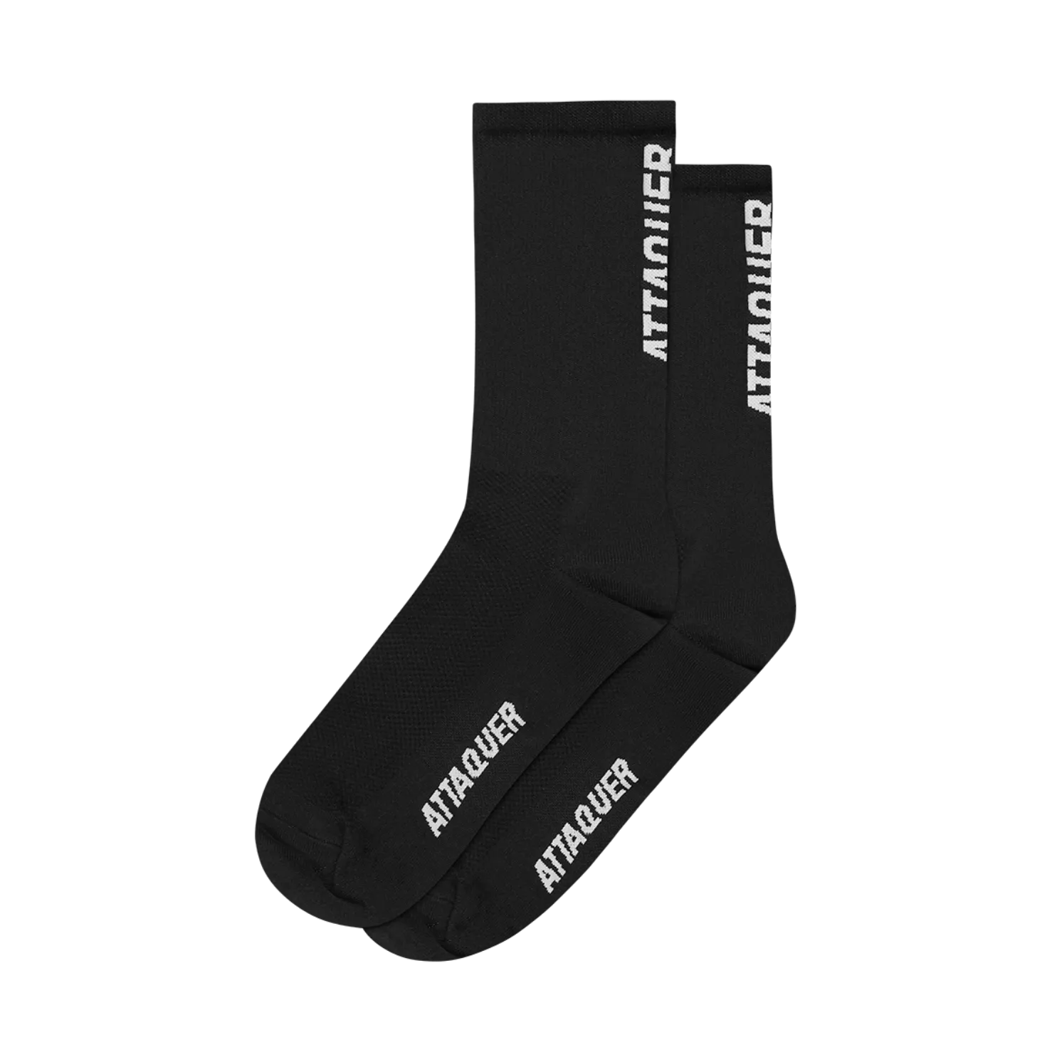 Attaquer Vertical Logo Socks - Black