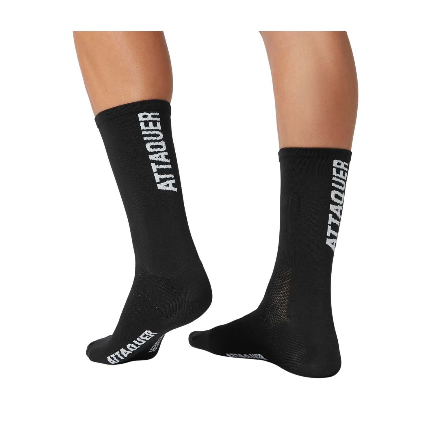 Attaquer Vertical Logo Socks - Black