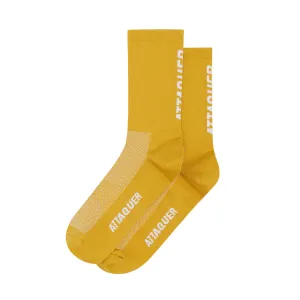 Attaquer Vertical Logo Socks - Wattle