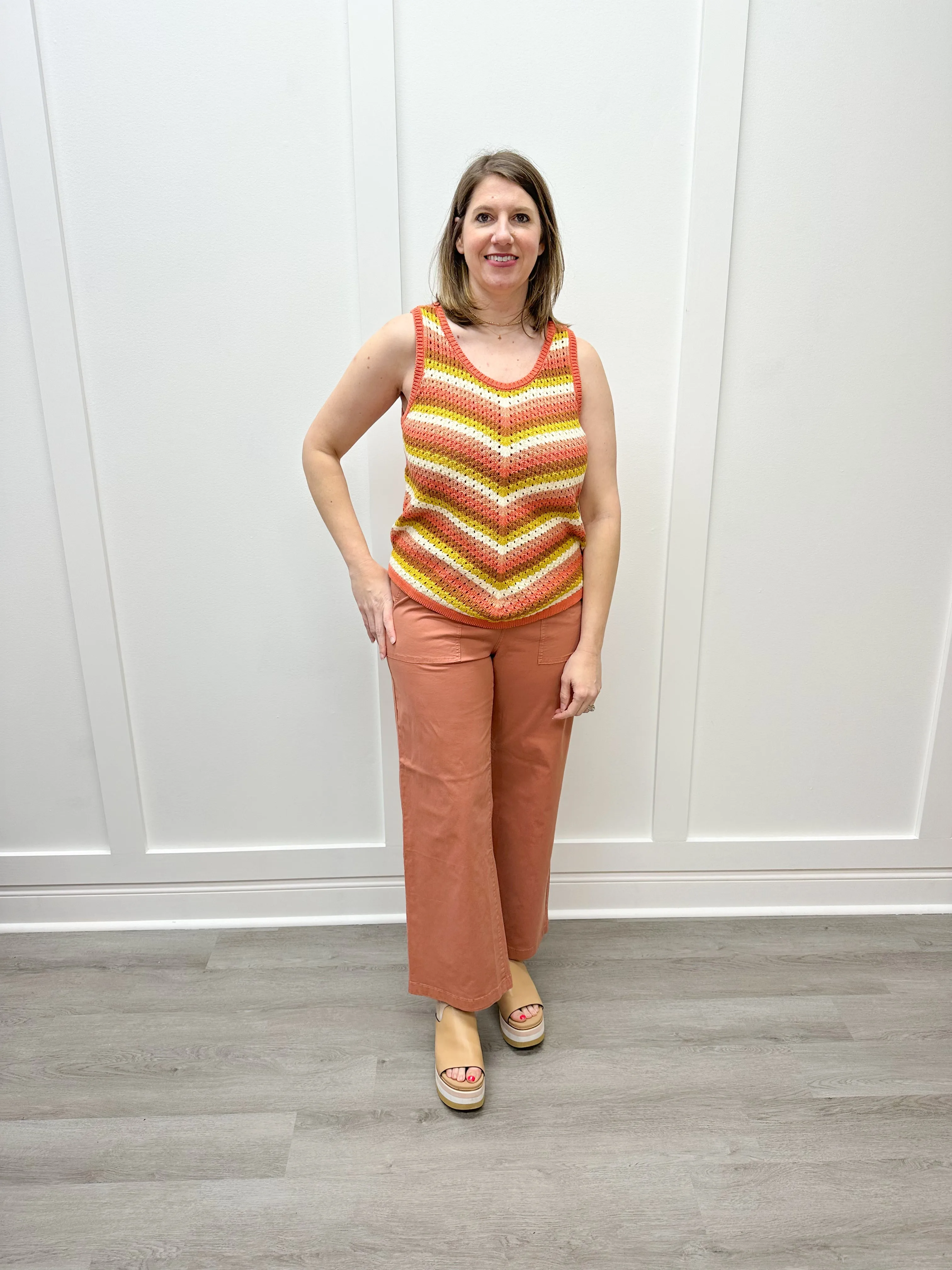Audrey Wide Jeans w/ Fancy Waist Buttons - Dk. Cyder