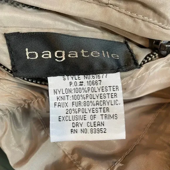 BAGATELLE Reversible Faux Fur Vest with Sweater Backing • Size Large