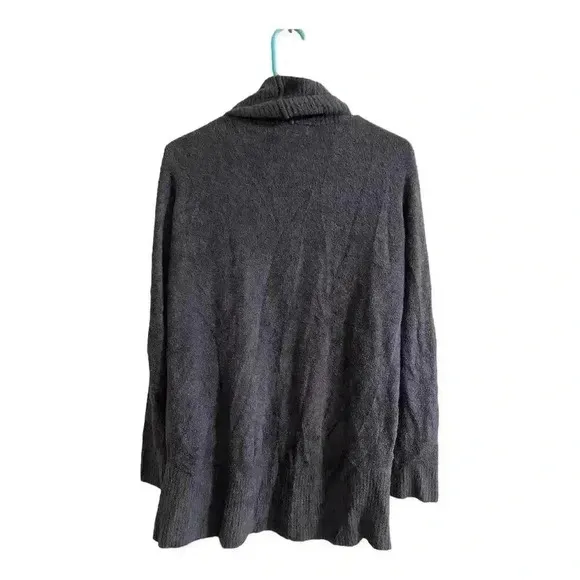 Barefoot Dreams CozyChic Lite Circle Cardigan Women's M Black Sweater
