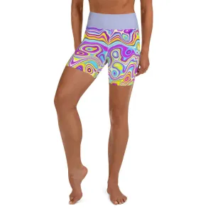 Be Extra! Trippy Glide Yoga Shorts