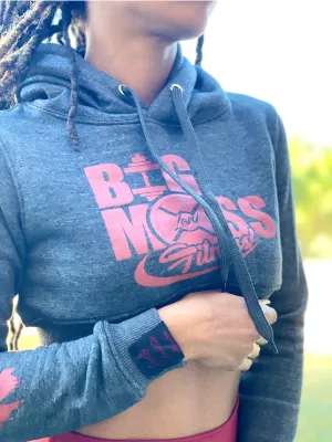 Big Moss Fitness Crop Top Hoodie