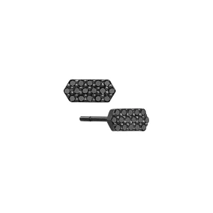 Black Diamond Marquis Studs | Black Gold