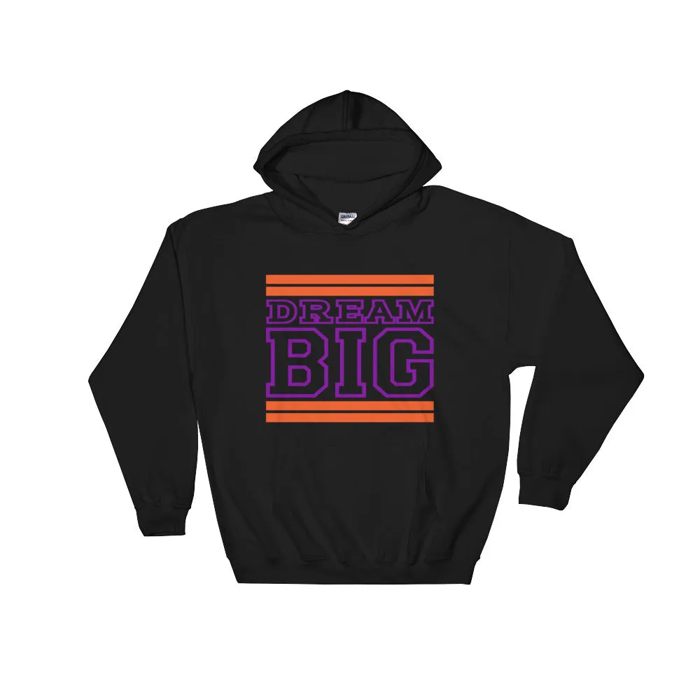 Black Orange and Purple Hooded Sweatshirt