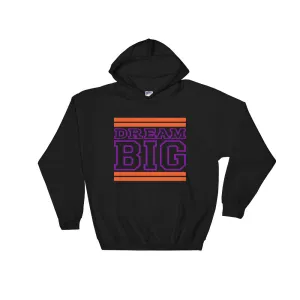 Black Orange and Purple Hooded Sweatshirt