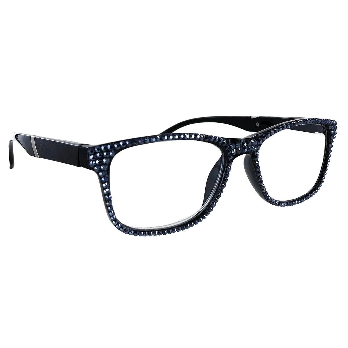 Black Sparkle Women's Readers