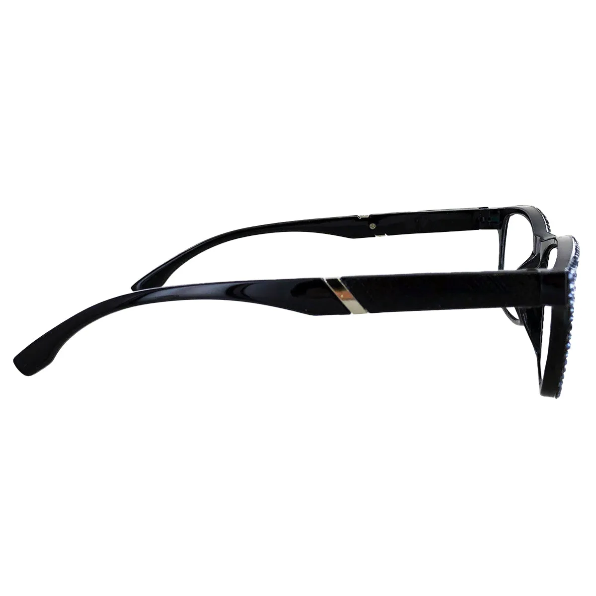 Black Sparkle Women's Readers
