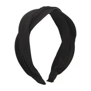 Black Twist Hard Headband
