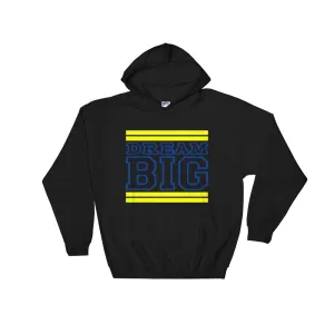 Black Yellow and Royal Blue Hooded Sweatshirt