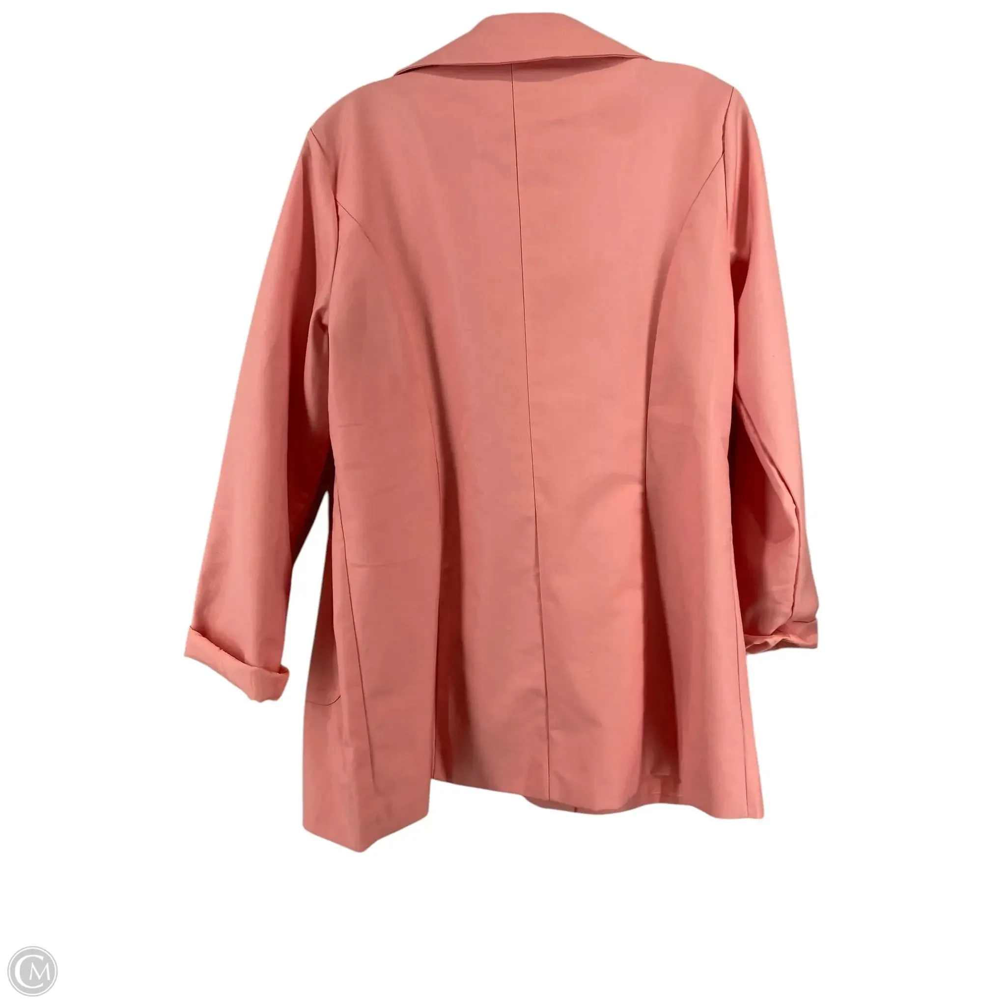 Blazer By Clothes Mentor In Pink, Size: L