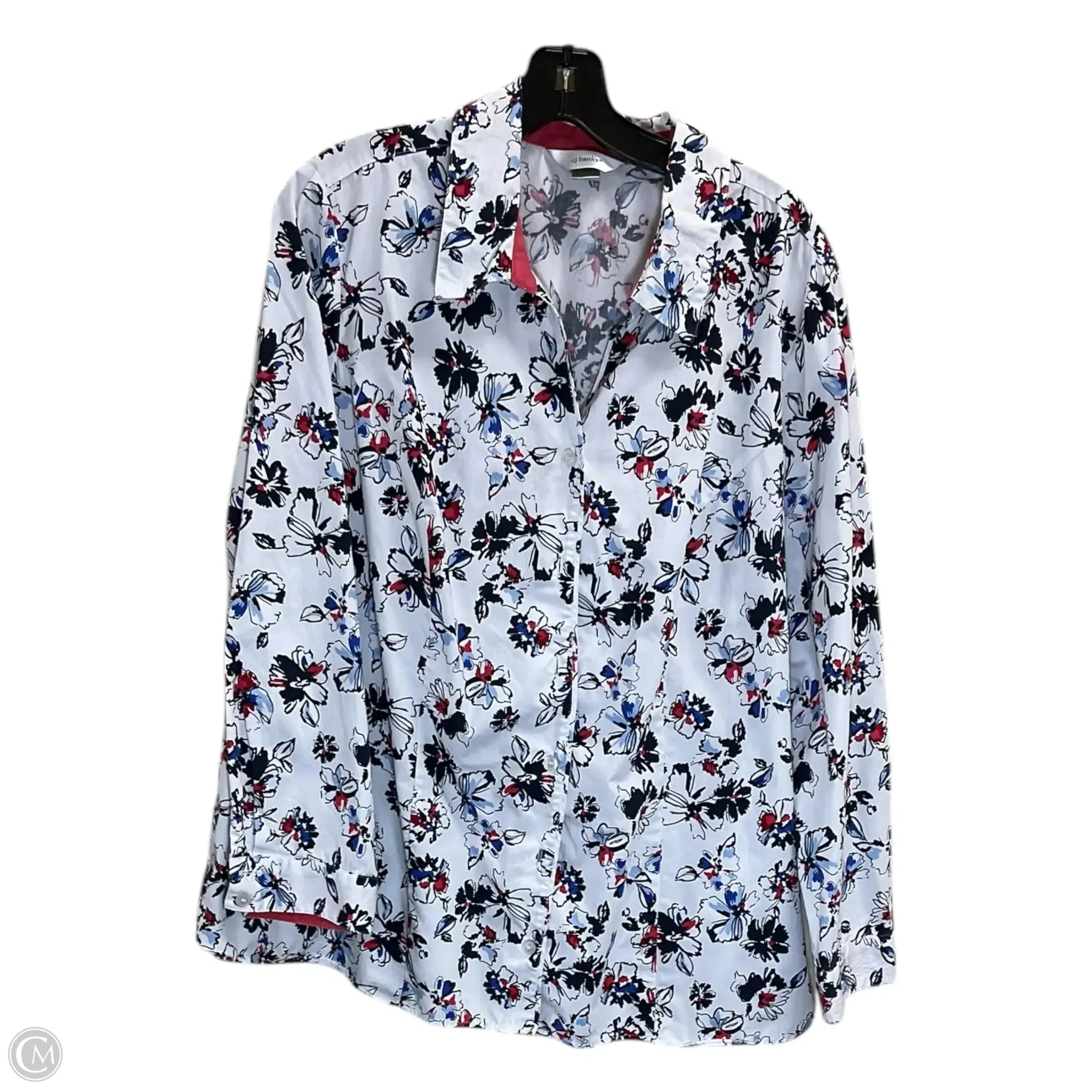 Blouse Long Sleeve By Cj Banks In Multi-colored, Size: 2x