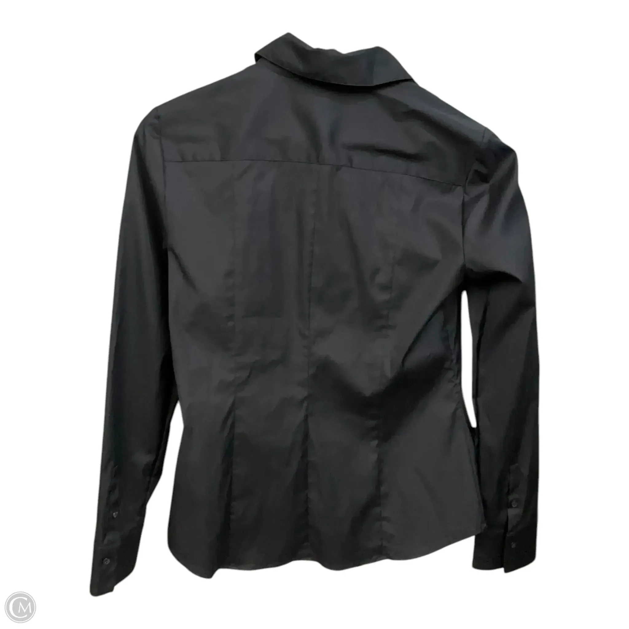 Blouse Long Sleeve By White House Black Market In Black, Size: 6