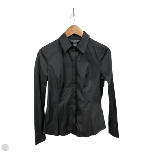 Blouse Long Sleeve By White House Black Market In Black, Size: 6