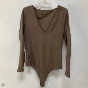 Bodysuit By Abercrombie And Fitch In Brown, Size: Xl