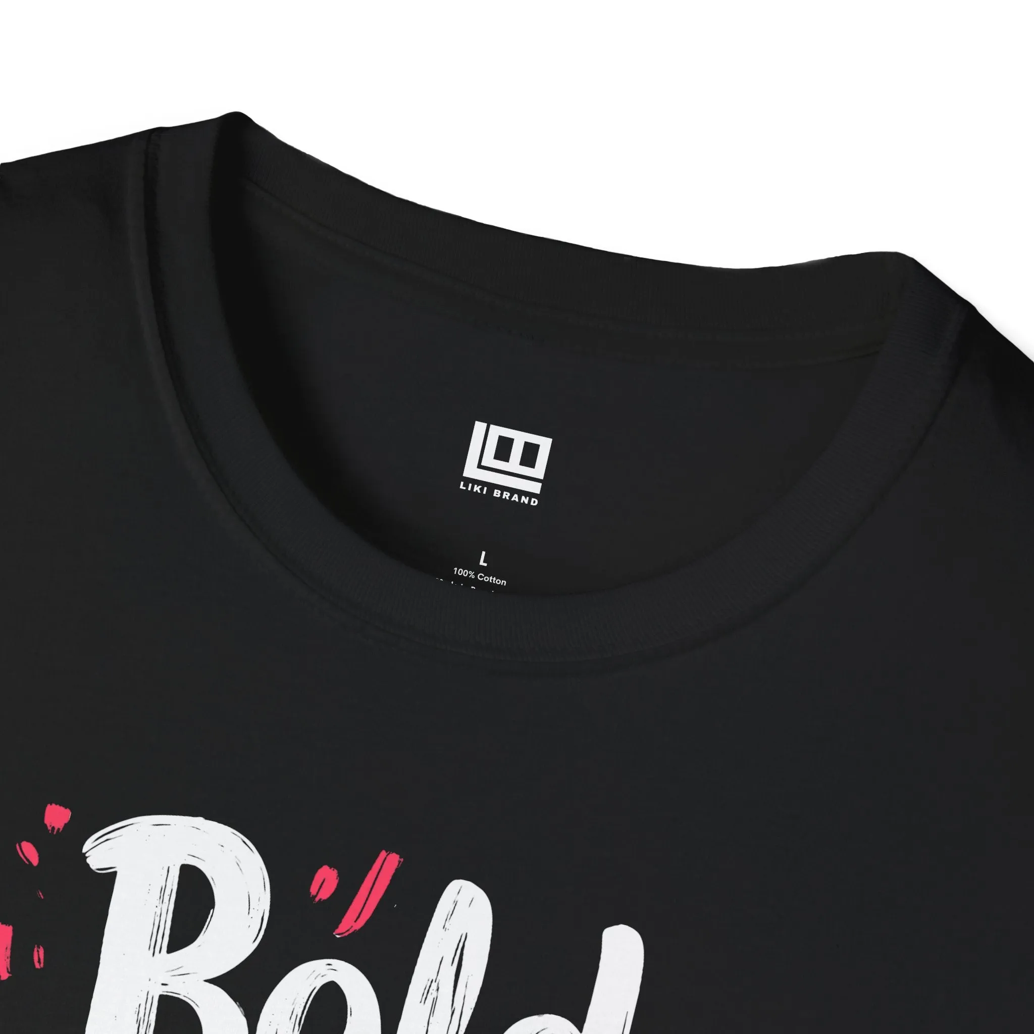 Bold Brave Beautiful Softstyle Tee, Graphic Tee, Inspirational T-Shirt, Unisex Clothing, Gift for Her
