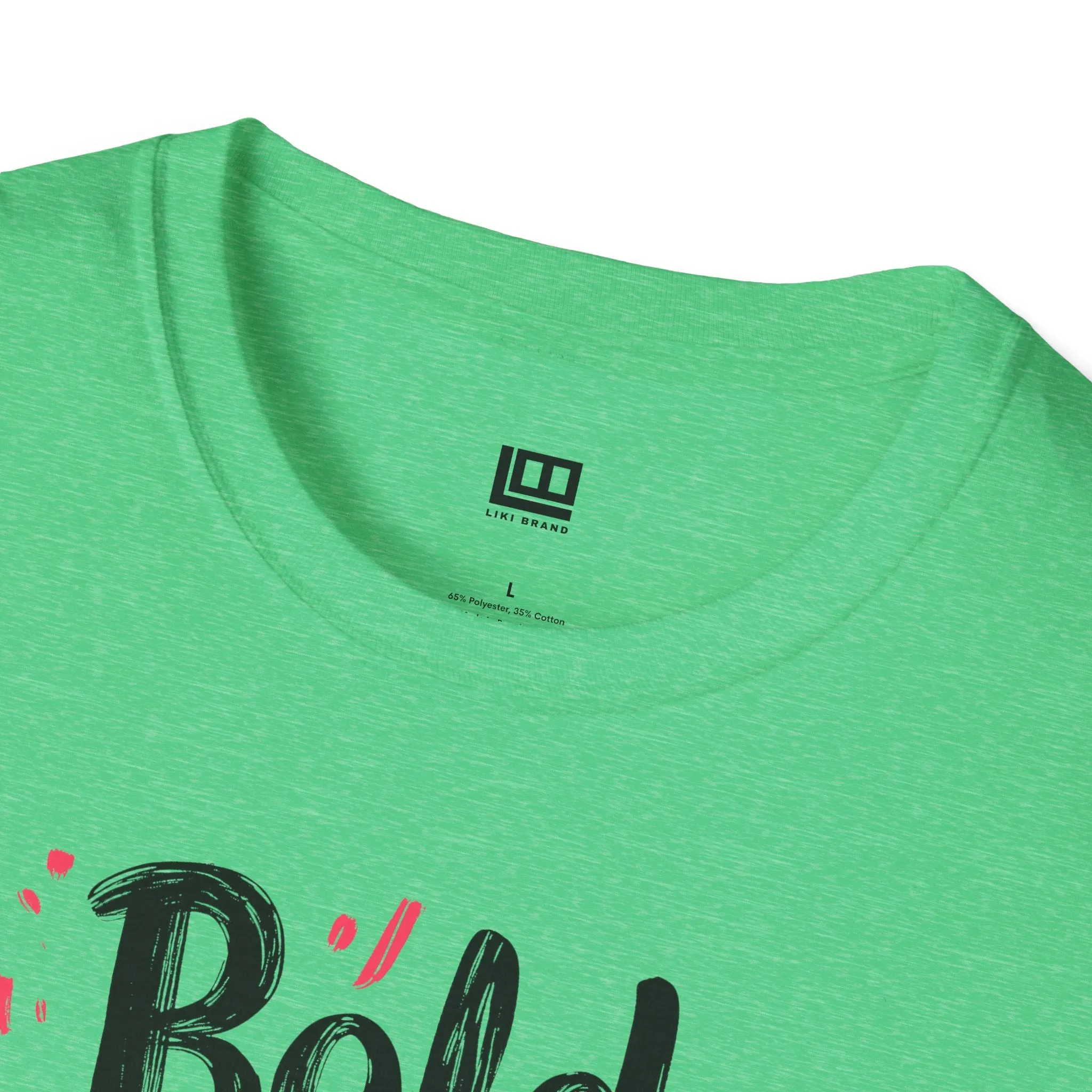 Bold Brave Beautiful Softstyle Tee, Graphic Tee, Inspirational T-Shirt, Unisex Clothing, Gift for Her