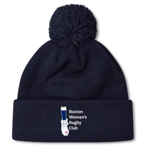 Boston Women's RFC Pom Pom Beanie by Canterbury