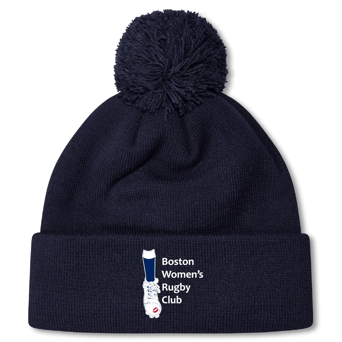 Boston Women's RFC Pom Pom Beanie by Canterbury