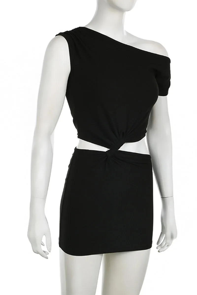 BR3042 Cutout Party Mini Dress