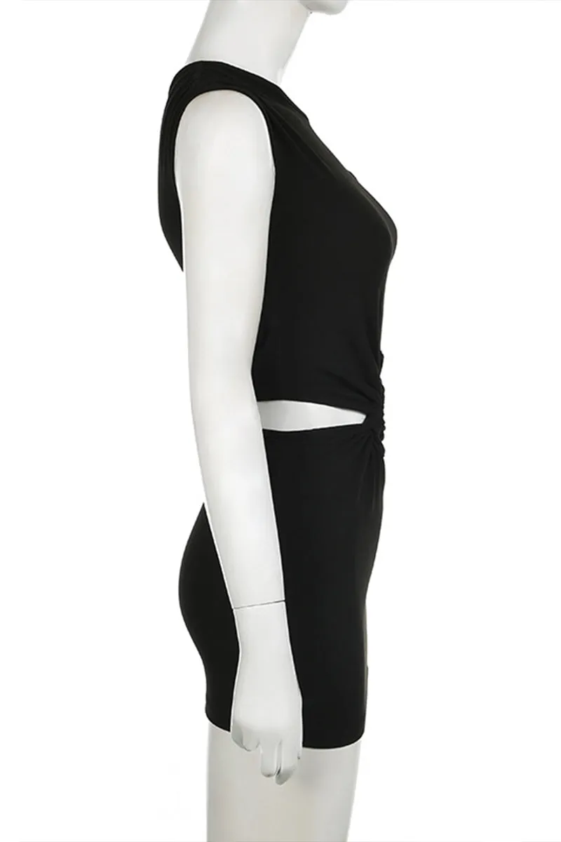 BR3042 Cutout Party Mini Dress