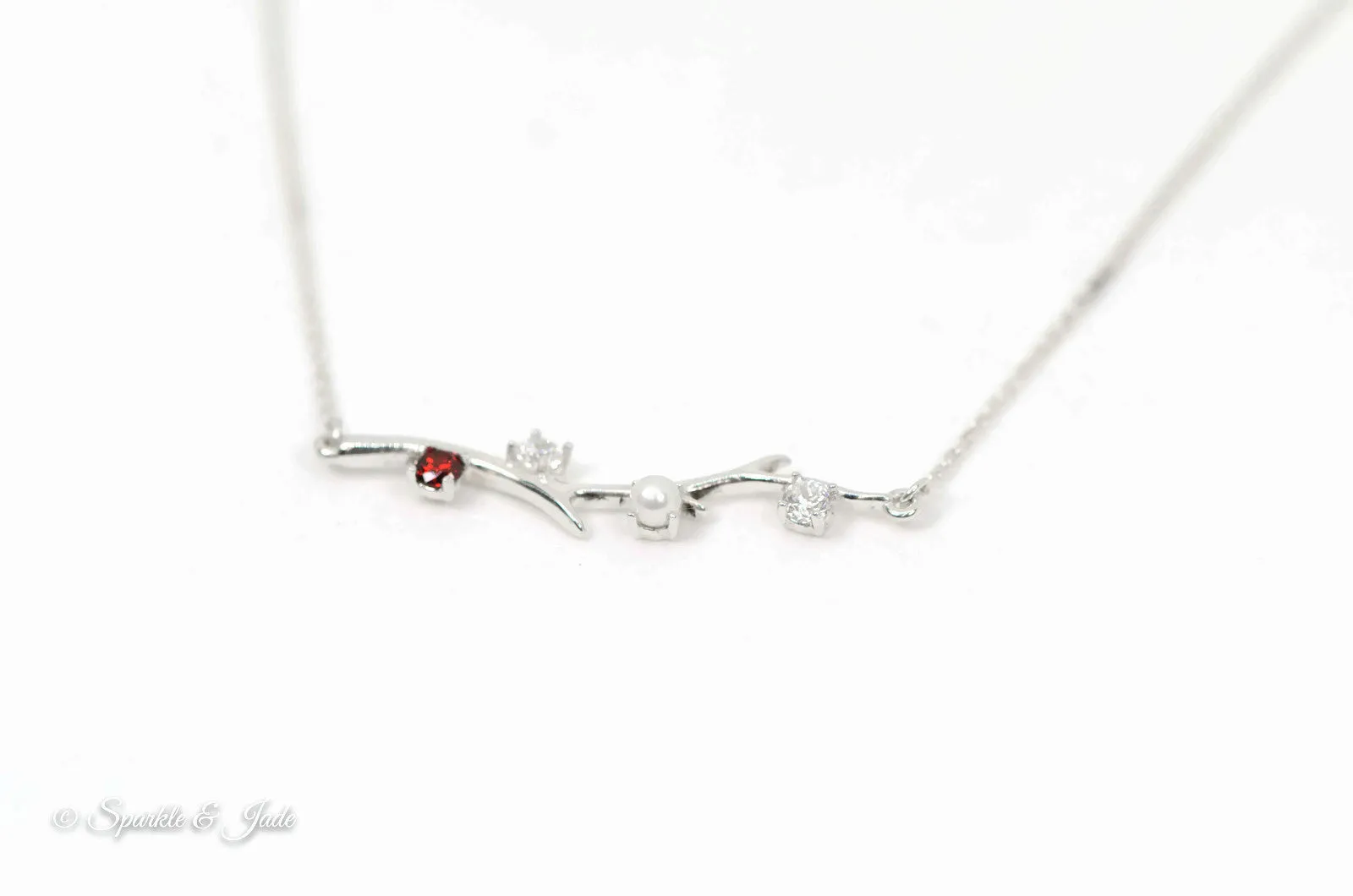 Branch Mother's Family Birthstone Necklace