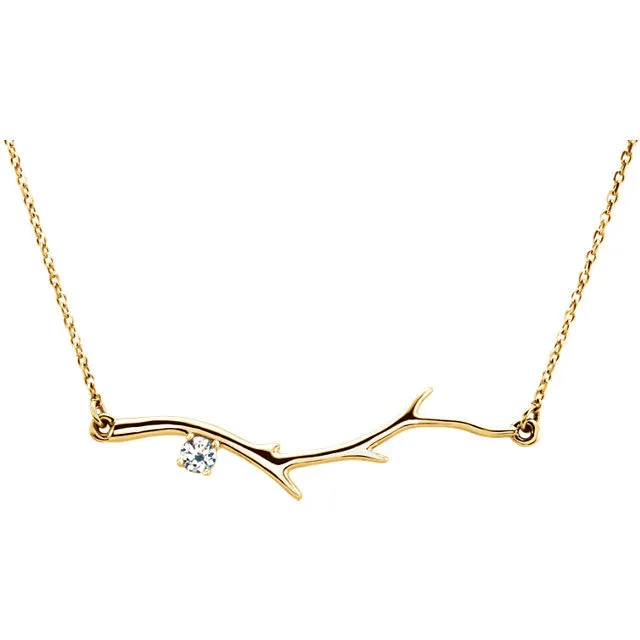 Branch Mother's Family Birthstone Necklace