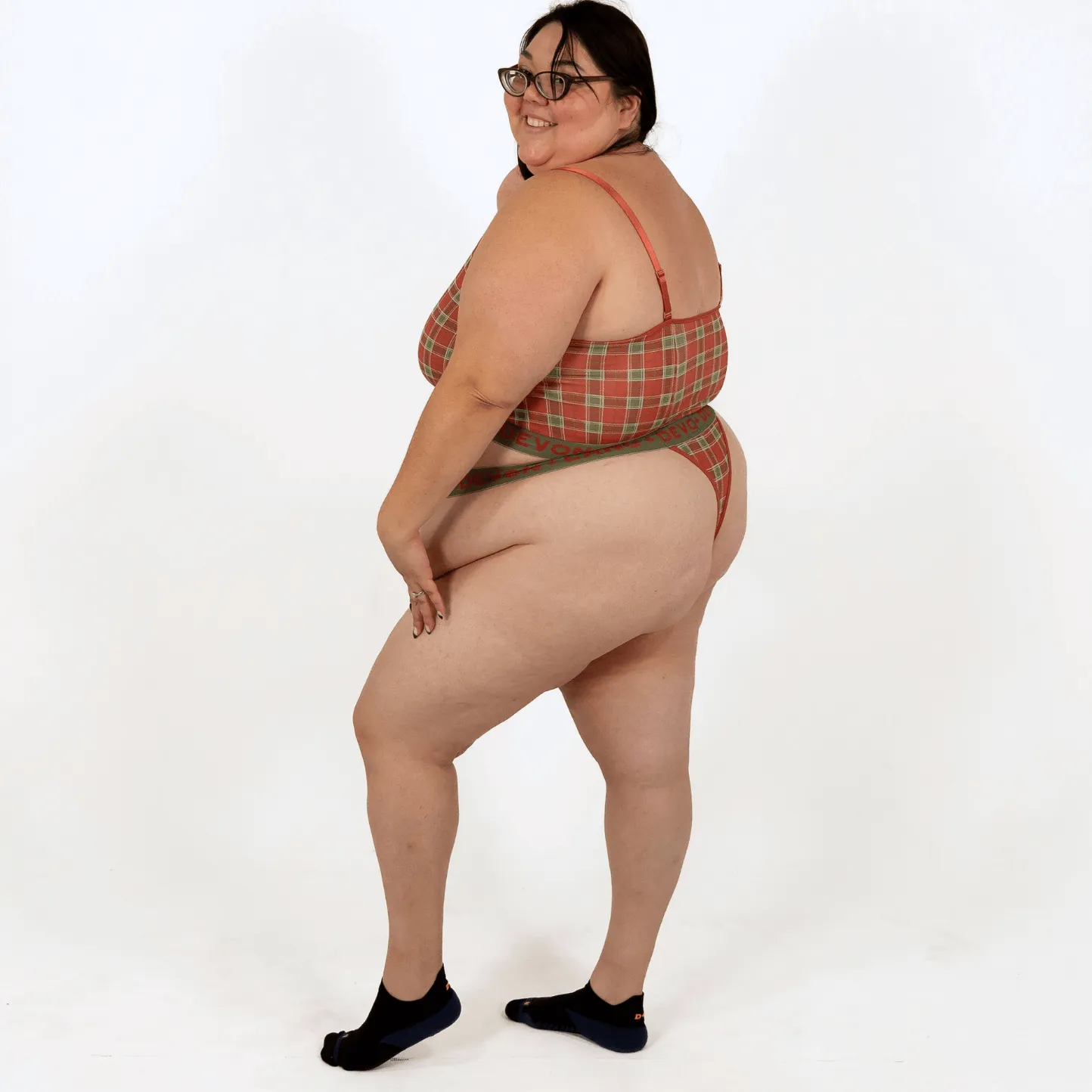 Bria V-Thong - Vintage Tartan
