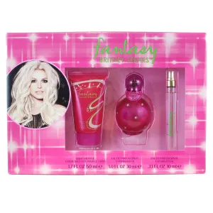 Britney Spears Fantasy Gift Set 30ml EDP Spray   50ml Body Souffle   10ml EDP Spray