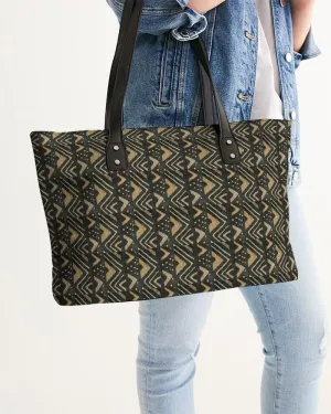 Brown Bogolan African Print Stylish Tote