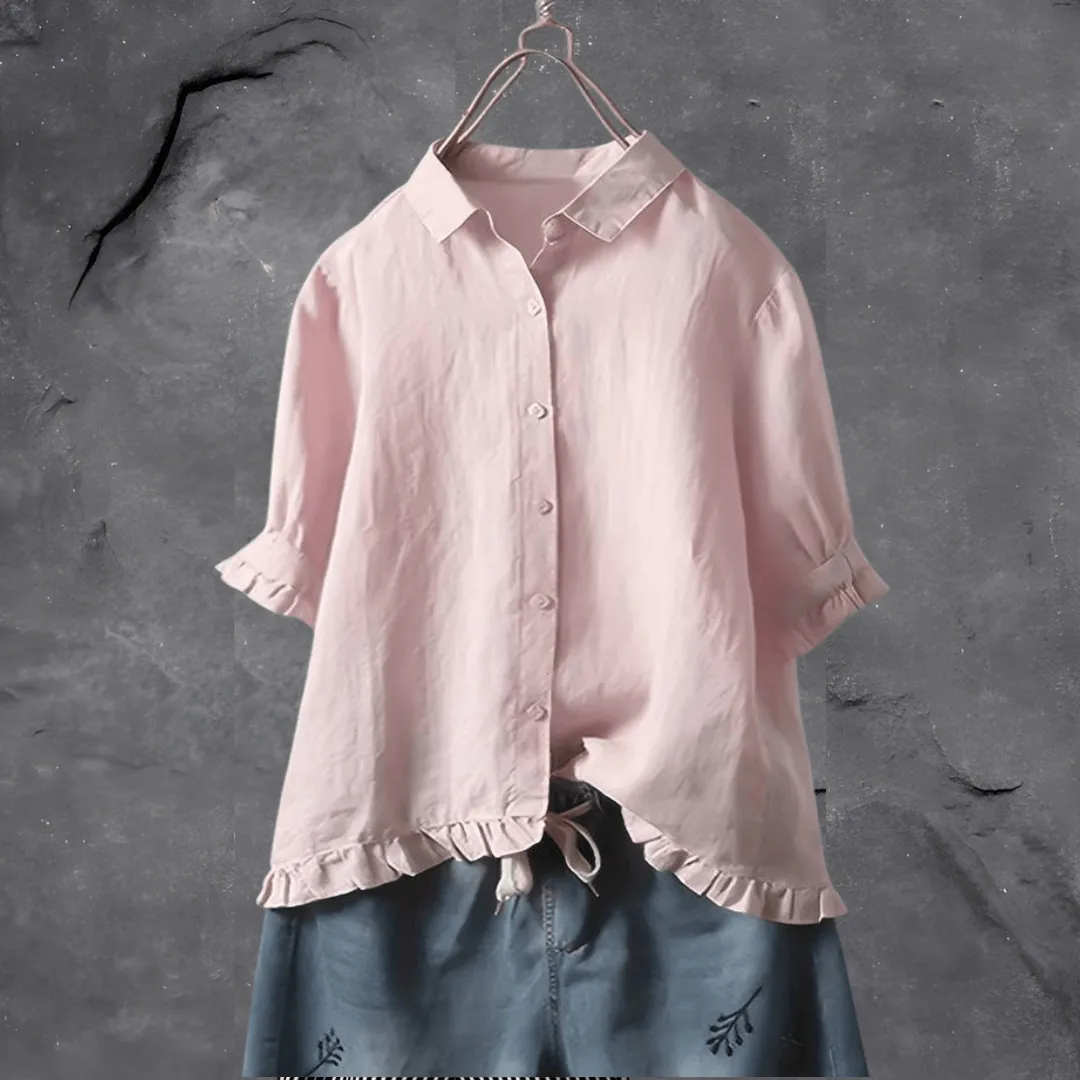 Buchanan® | Luxurious Linen Blouse