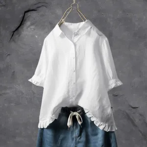 Buchanan® | Luxurious Linen Blouse
