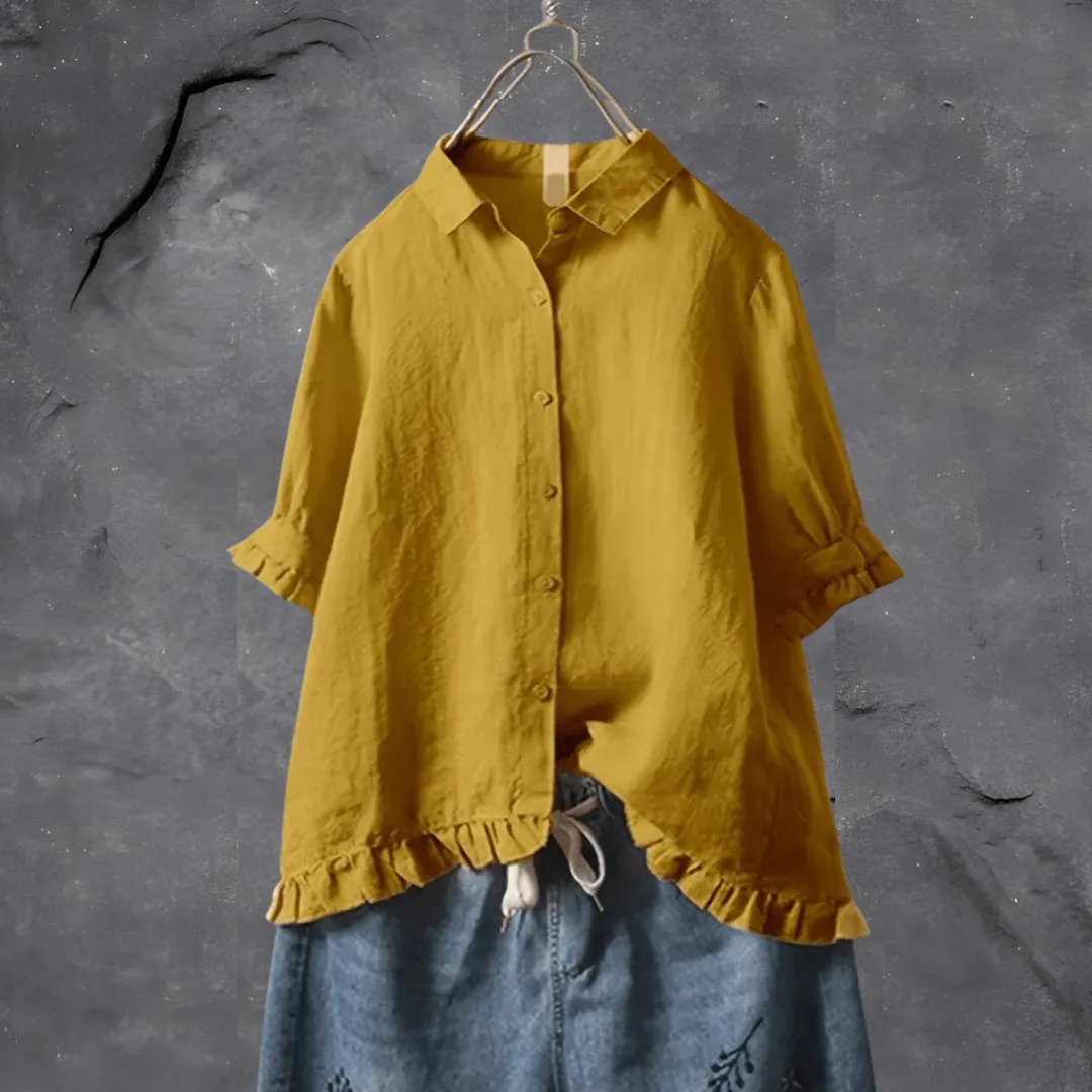 Buchanan® | Luxurious Linen Blouse