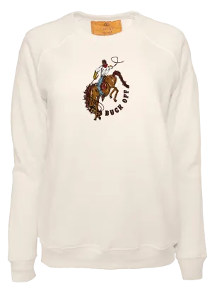 Buck Off Women's Classic Crew Pullover