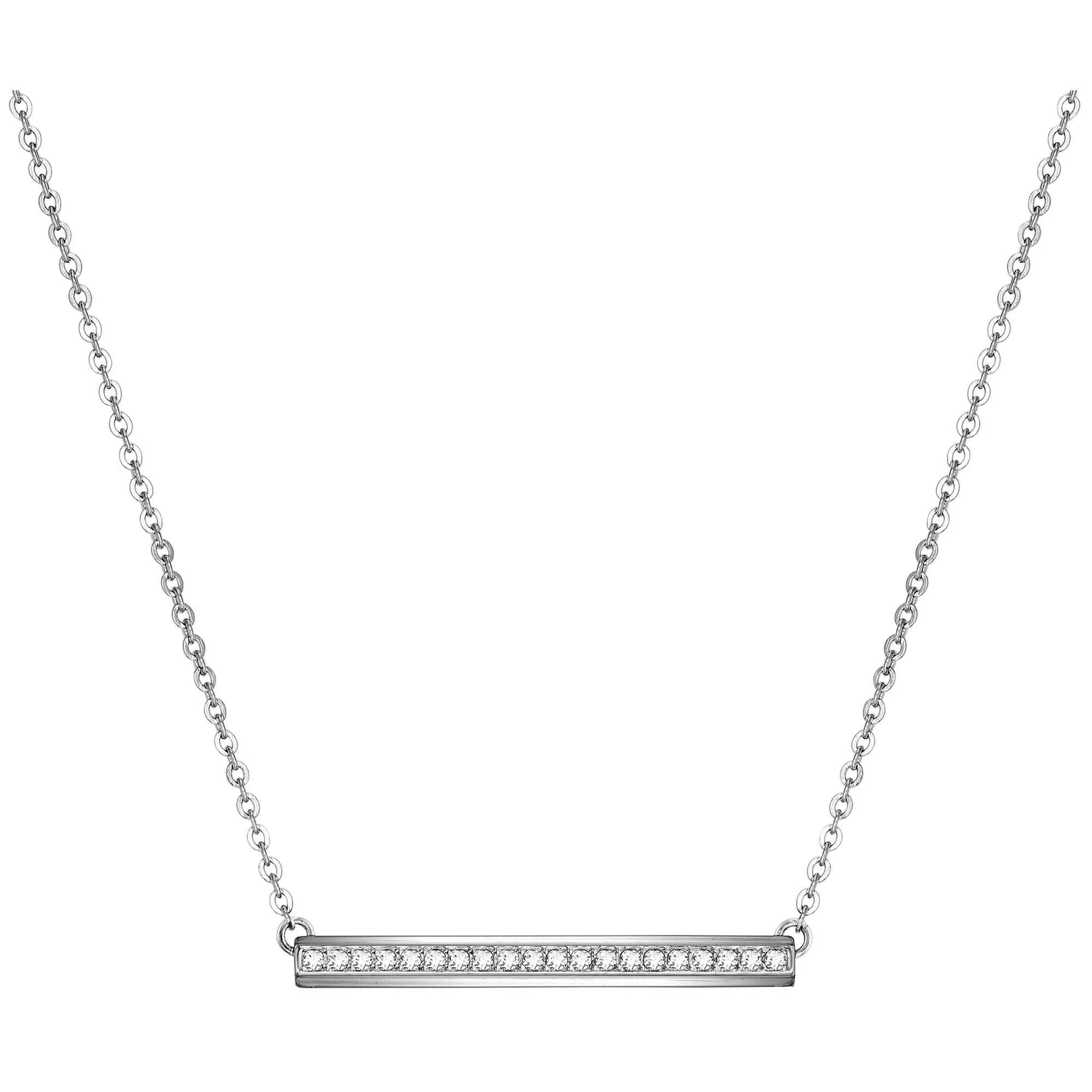 Bulova Ladies' Crystal Watch and Bar Necklace Gift Set 98X126