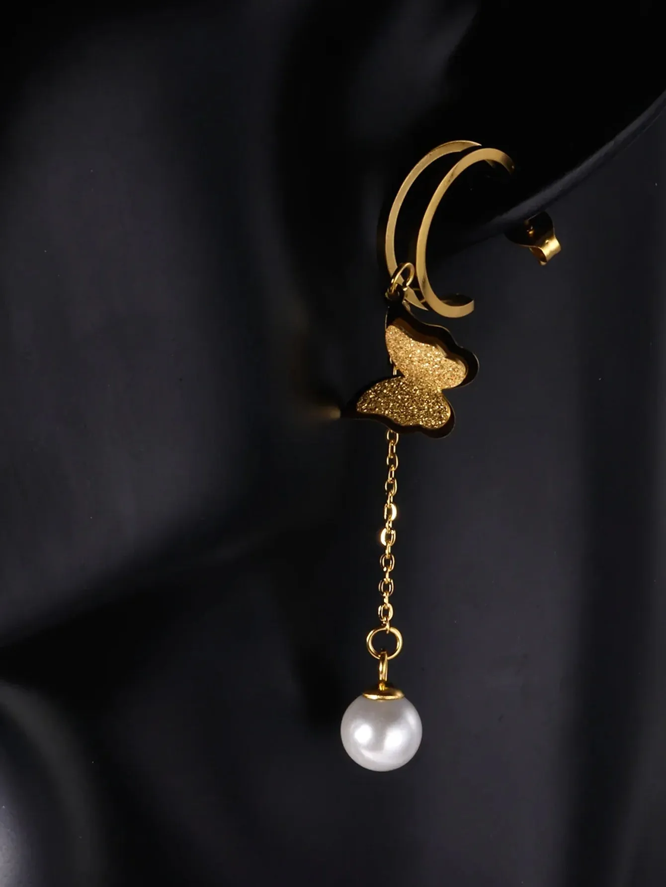 Butterfly Stainless Steel Charming Drop Earrings - FD ⚡