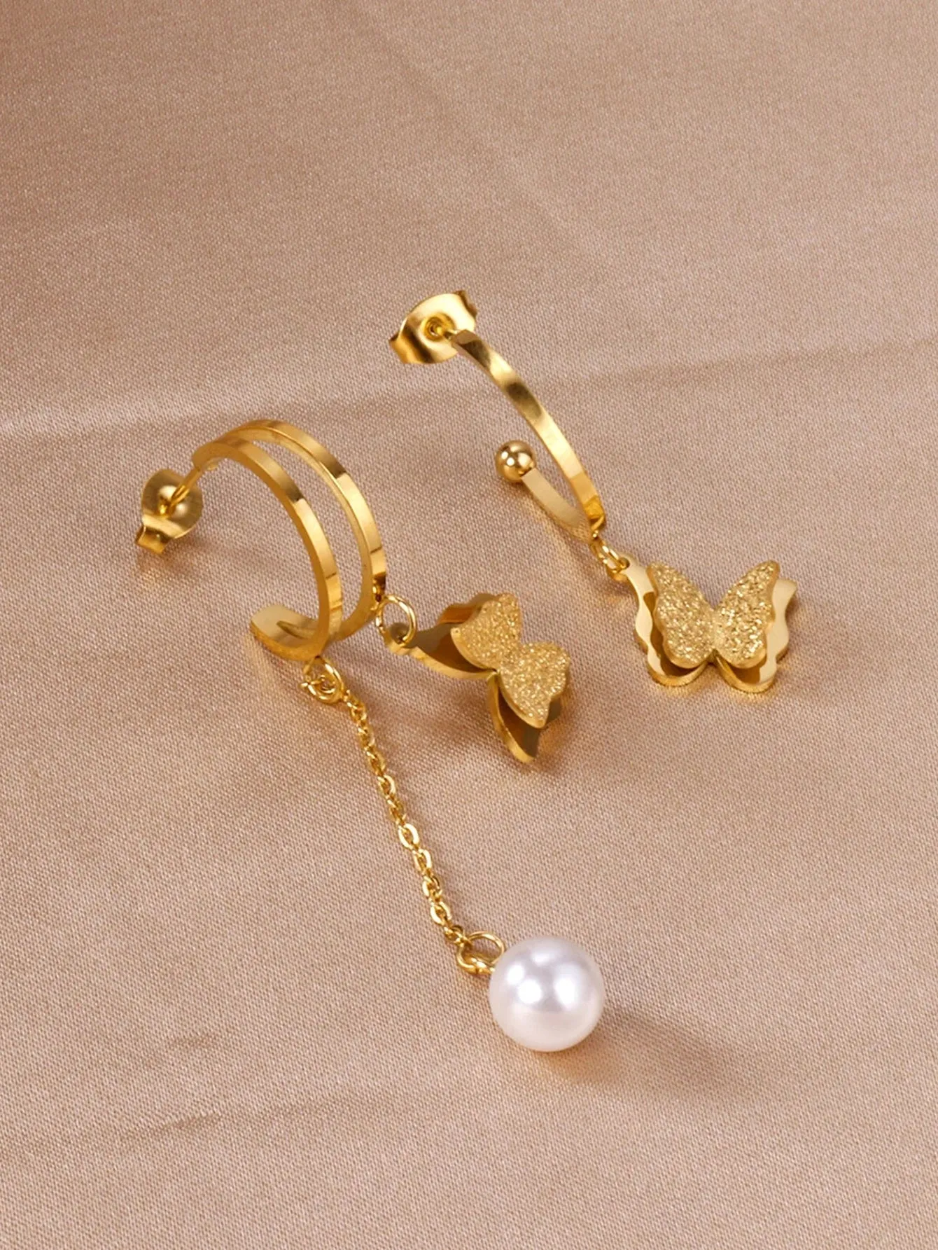 Butterfly Stainless Steel Charming Drop Earrings - FD ⚡