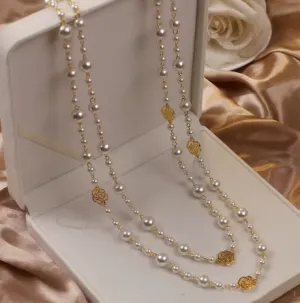 Camellia Pearl Necklace