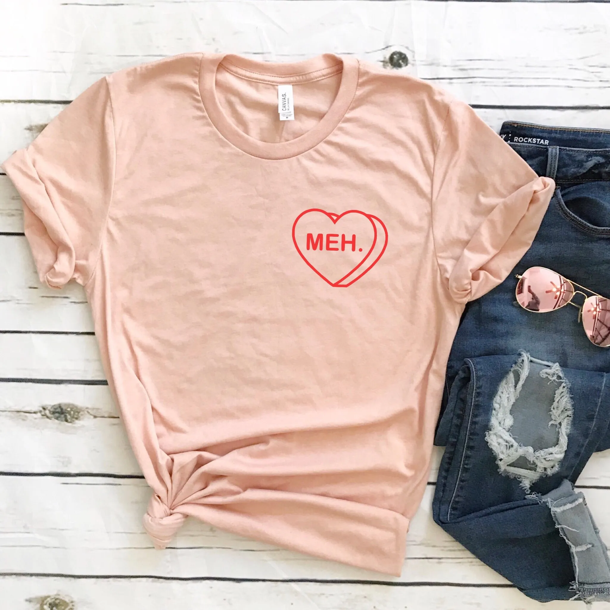 Candy heart shirt