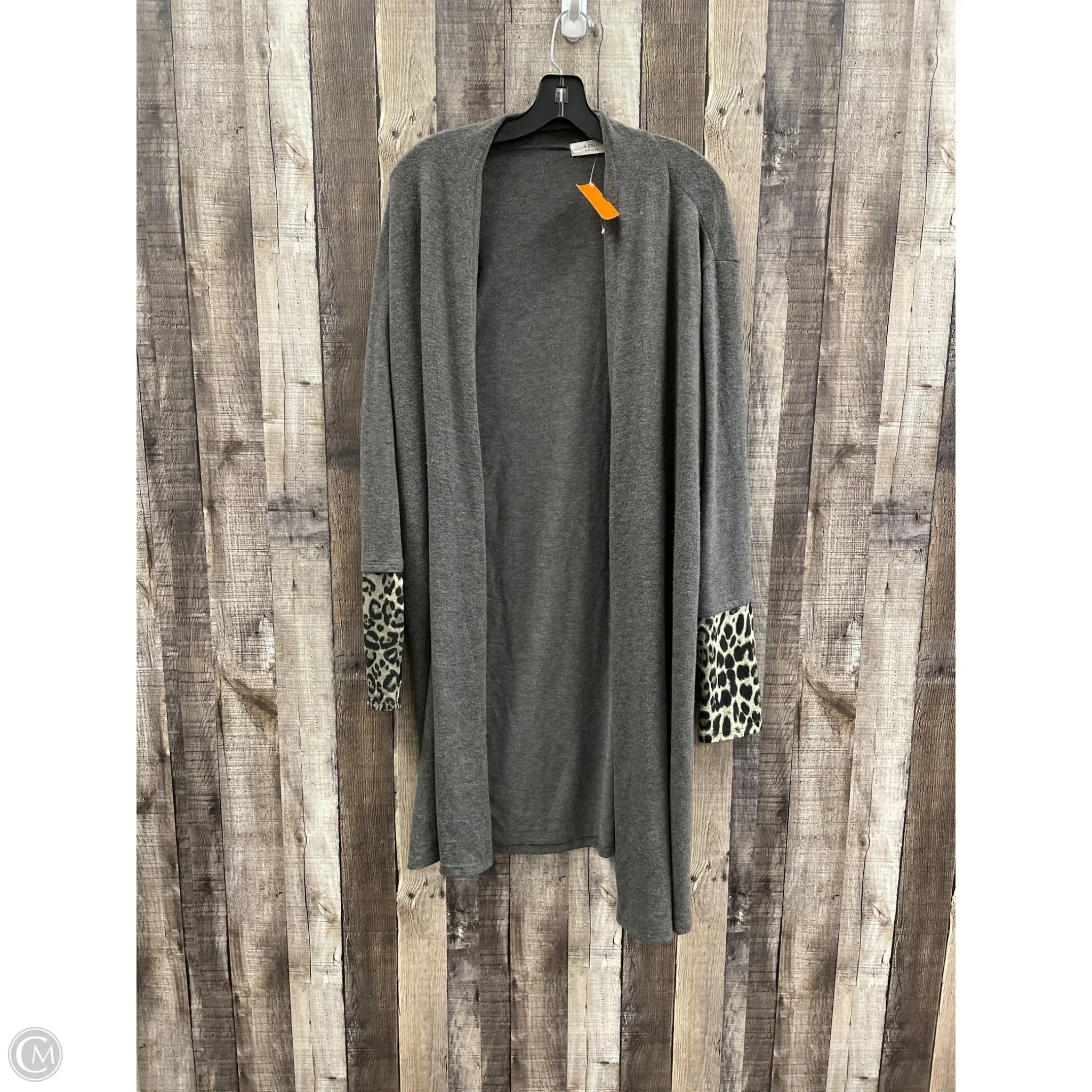 Cardigan By Cme In Grey, Size: 1x