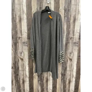 Cardigan By Cme In Grey, Size: 1x
