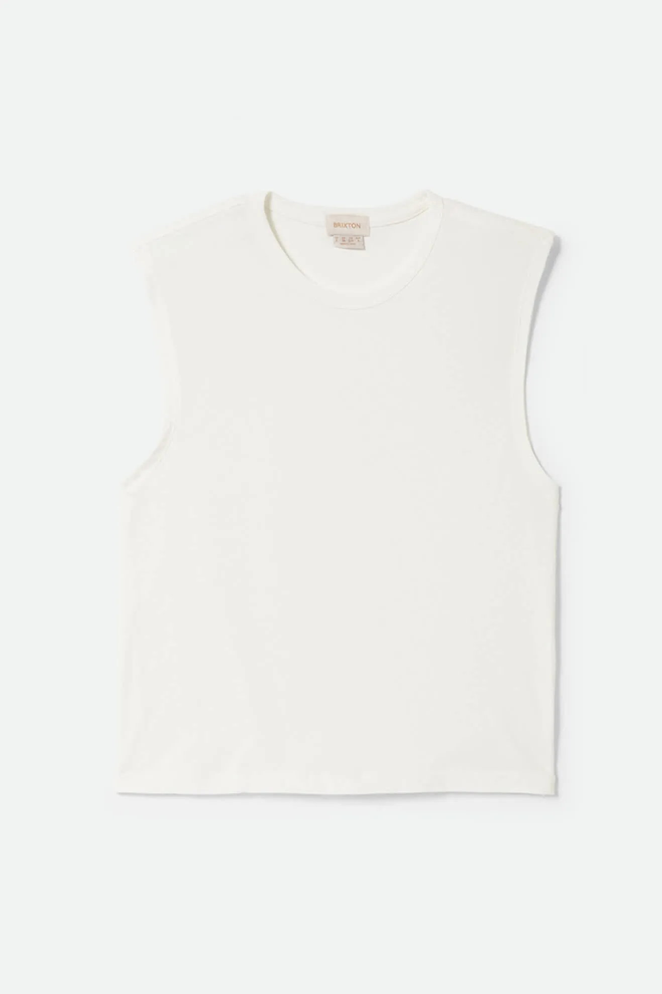 Carefree Organic Garment Dye Muscle Tank - Off White
