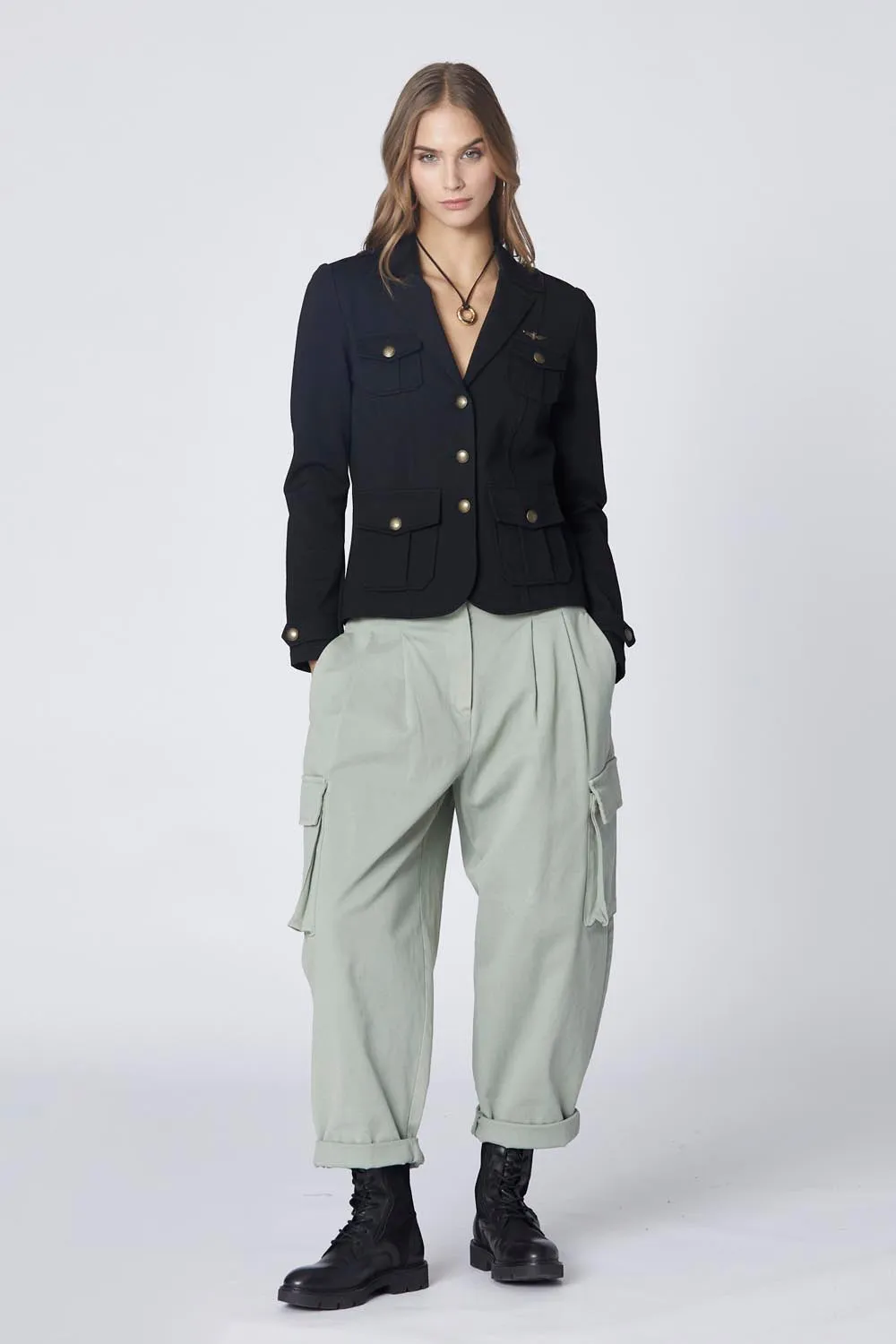 Carrot fit cargo pants