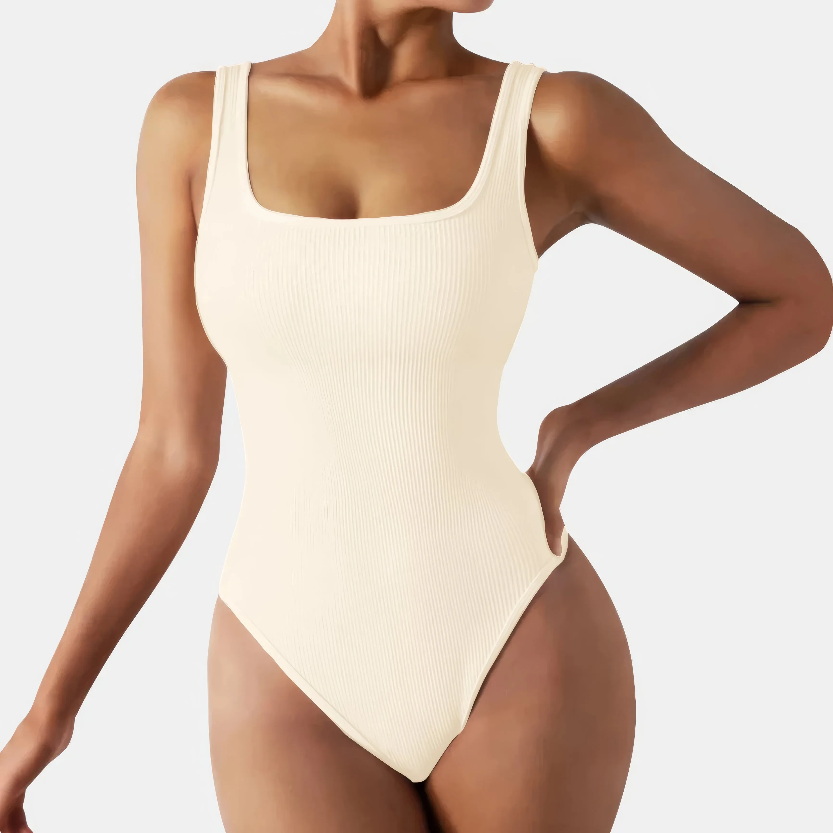 Charlotte® | Luxurious ribbed bodysuit