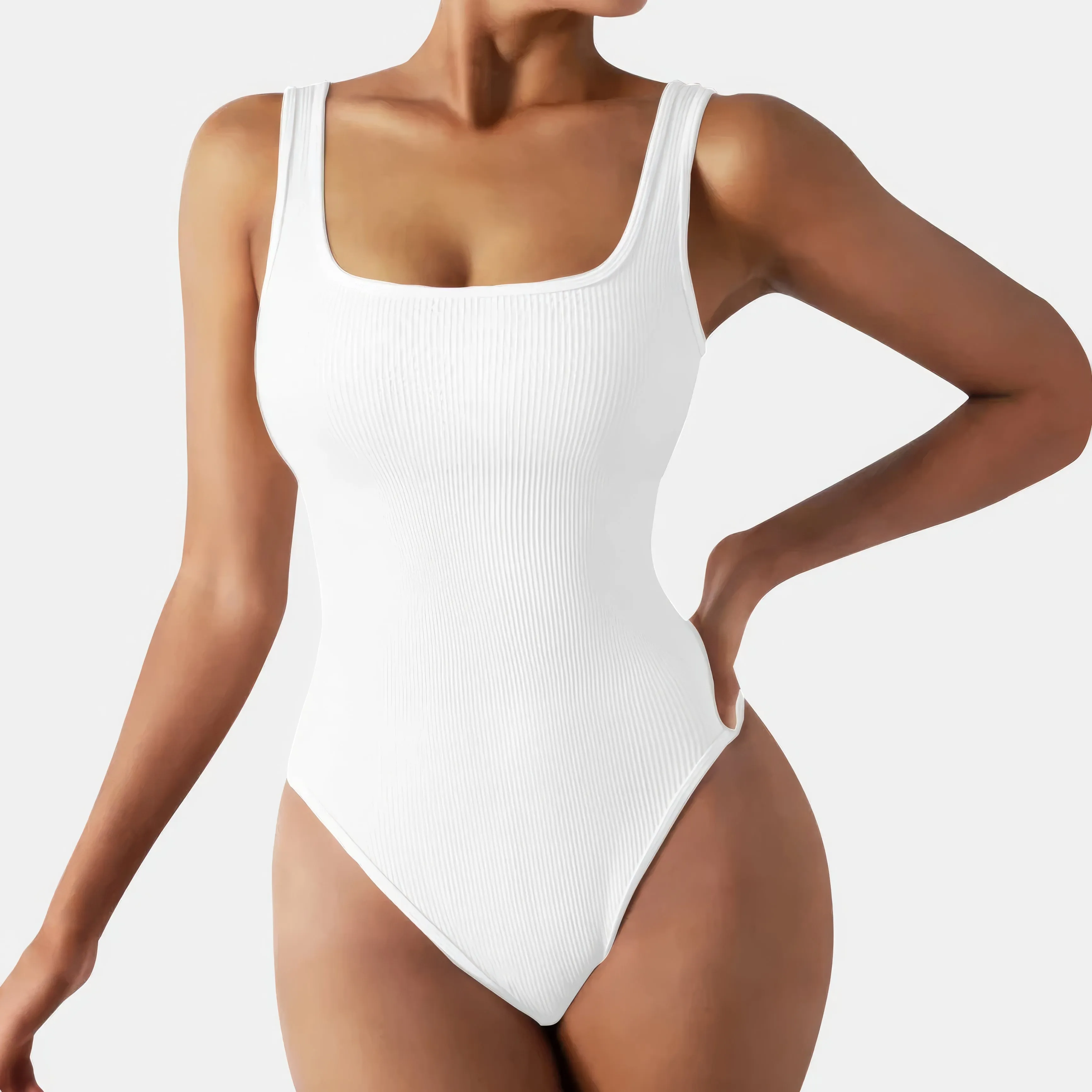 Charlotte® | Luxurious ribbed bodysuit