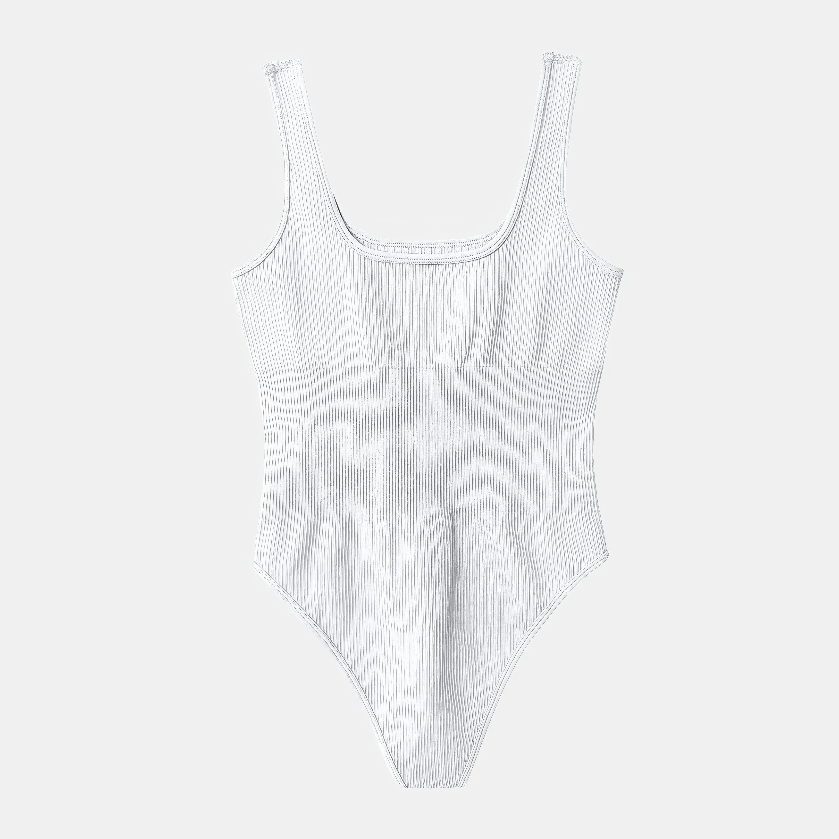 Charlotte® | Luxurious ribbed bodysuit