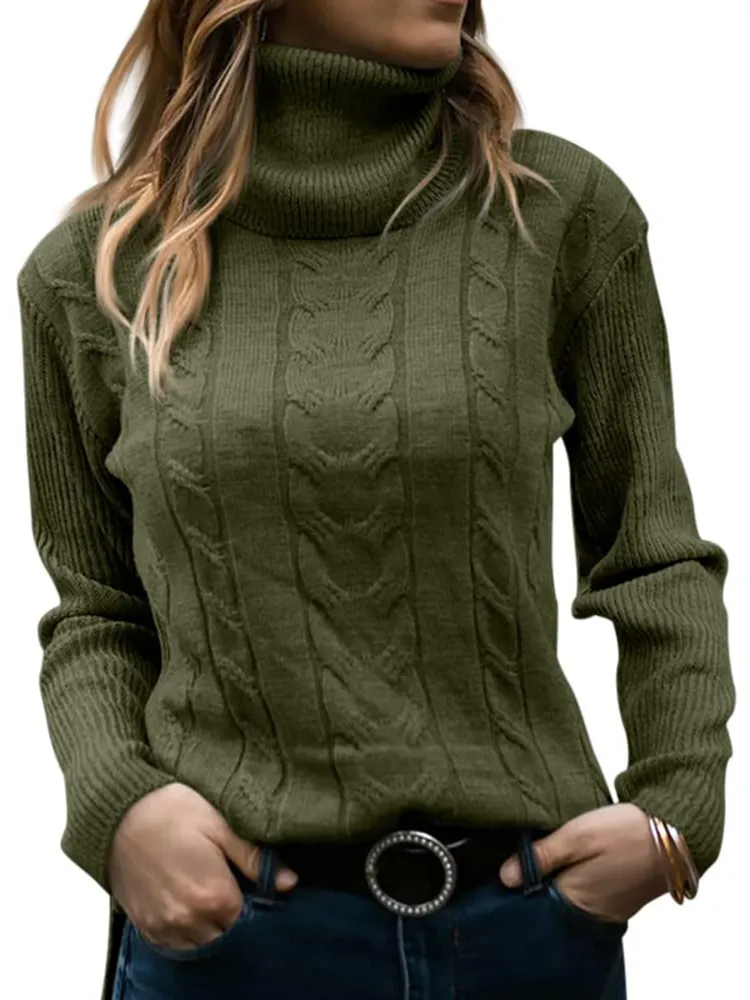 Cherrie | Cozy Women's Turtleneck Sweater