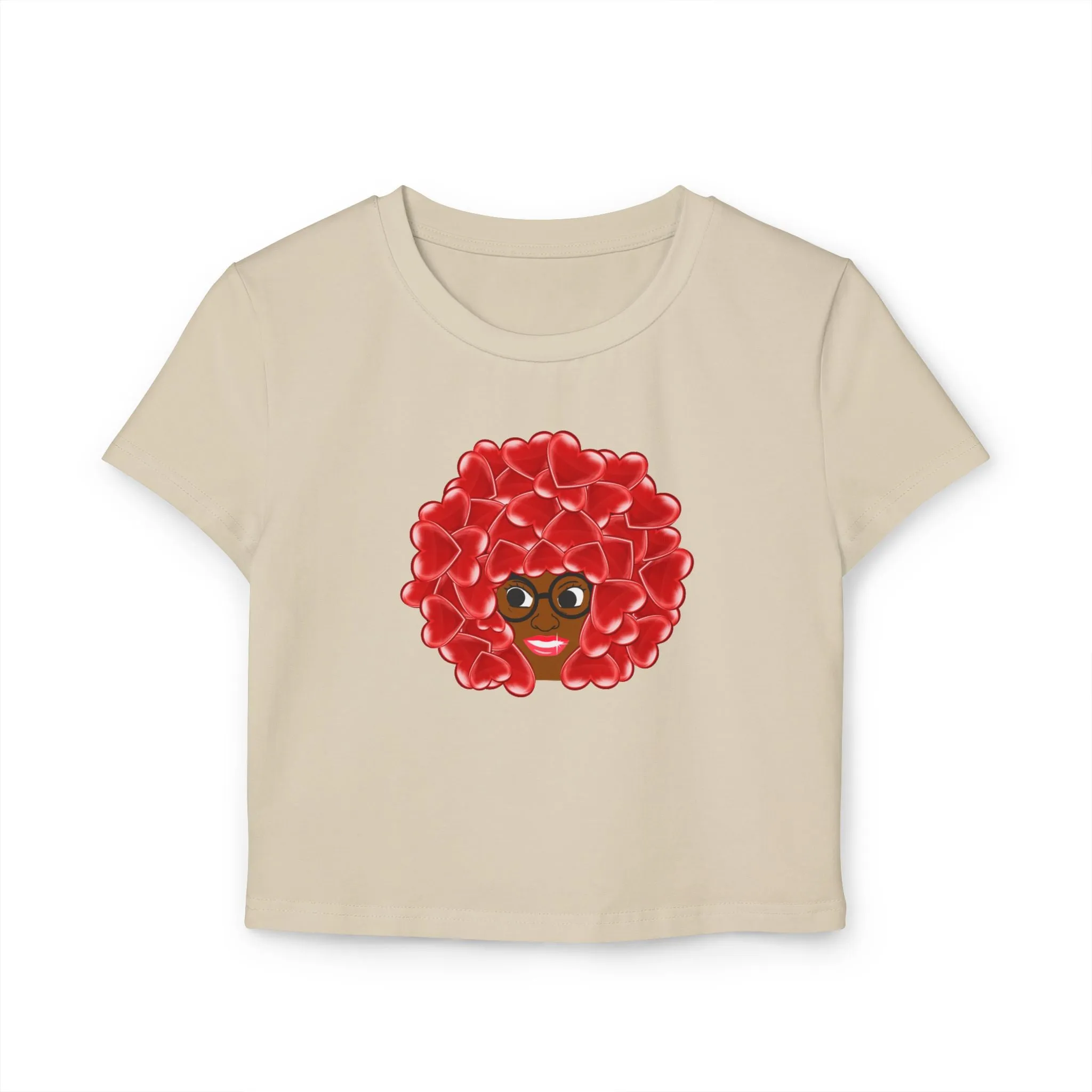 Chocolate RedHead - Baby Tee Hearts