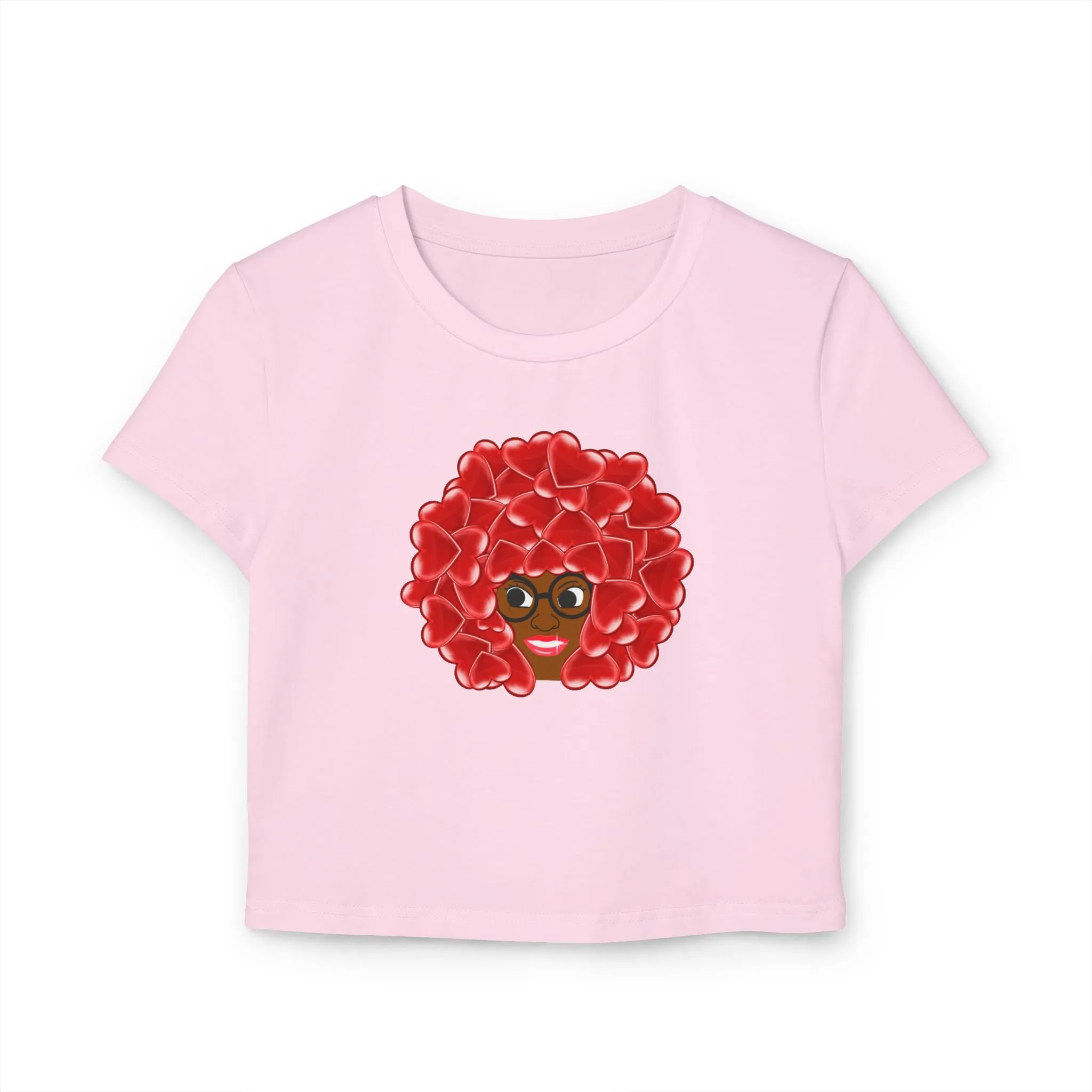 Chocolate RedHead - Baby Tee Hearts